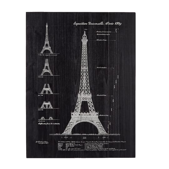 Black Wood Coastal Wall Decor, 24" x 2" x 32"